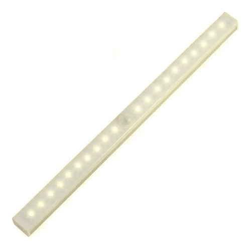 Luz Led Barra Con Sensor Movimiento 21cm Intelligent Light Color Luz Cálida