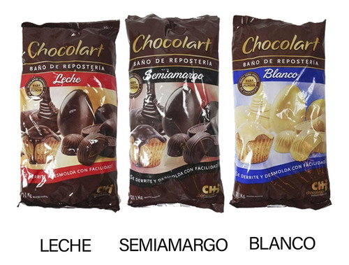 Chocolate Chocolart Baño X 24 Kg Cotillon Sergio Once