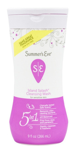 Summers Eve Jabón Intimo Femenino  En Gel Island Splash 