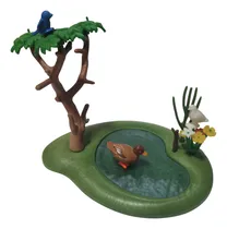 Comprar Playmobil Mini Lago Pato Aves Plantas Flores Animales Granja