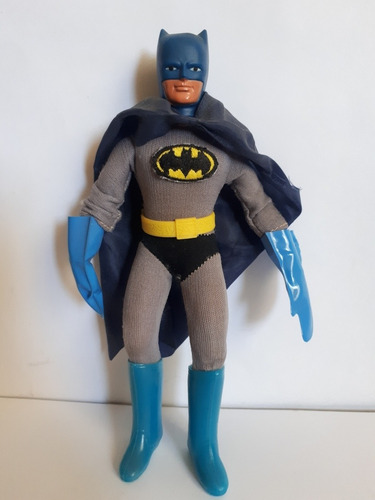 Figura Batman Mego Vintage Del Año 1974 Guantes Capa Repro