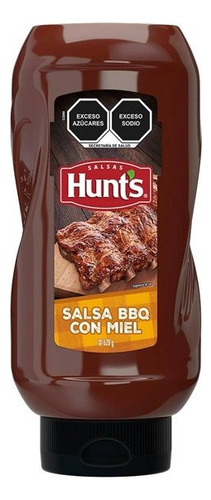 3 Pza Salsa Bbq Hunts Con Miel 620 G
