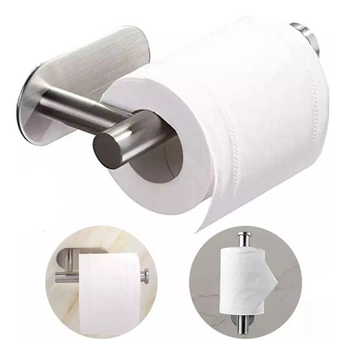 Cyt Portarrollos Papel Higiénico Autoadhesivo Acero Inoxid
