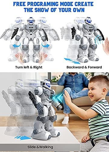 Educuties Robot De Control Remoto Para Niños, Gran Control R