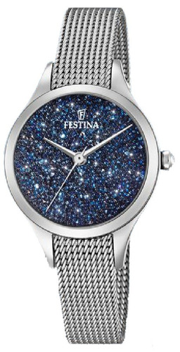 Reloj De Dama Festina Con Cristales Swarovsky Mod. F20336/2