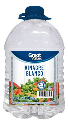 Vinagre Blanco Great Value Cana 3.785 L