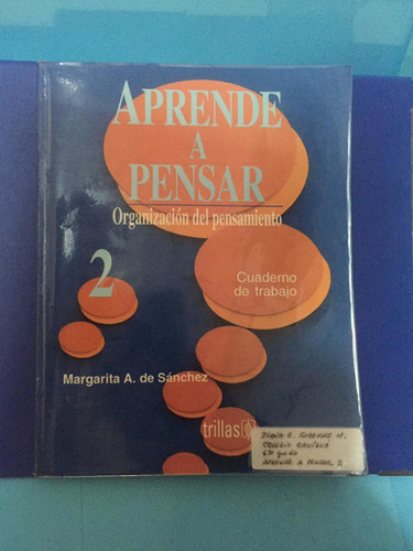 Libro Aprende A Pensar 2do Grado