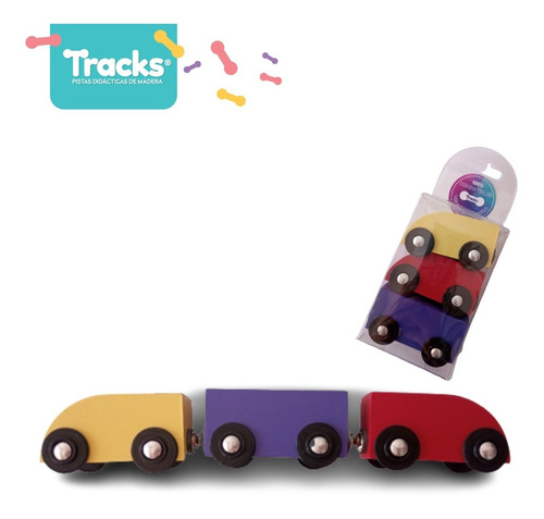 Imagen 2 de 5 de Trencito Magnético Didáctico Tracks Compatible Trencity Hape