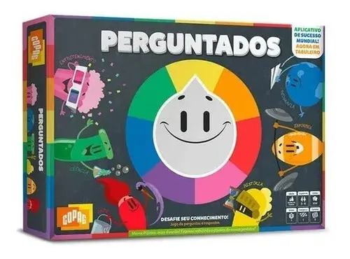 Jogo Perguntados De Tabuleiro Com Cartas 360 Perguntas