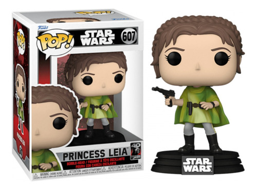 Pop! Star Wars Edição Especial 40 Anos - Princesa Leia Funko