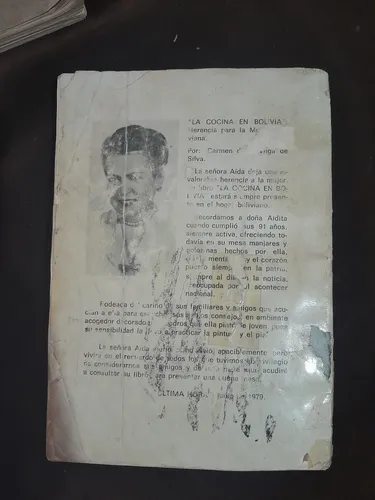 Libro La Cocina En Bolivia (Usado)