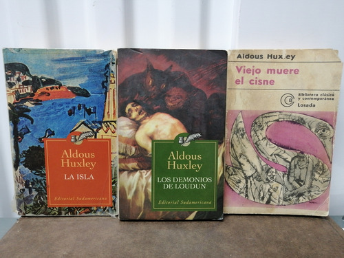 Huxley - La Isla + Demonios Del Loudun + Viejo Muere Cisne (Usado)