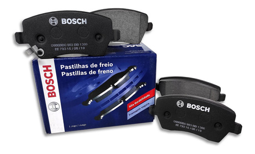 Pastilha Freio Bosch Duster 1.6 Bb1386 2011 2012 2013 2014