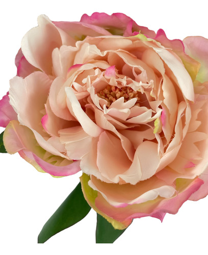 Peonia Con Botón Rosa Clara 54cm Artificial