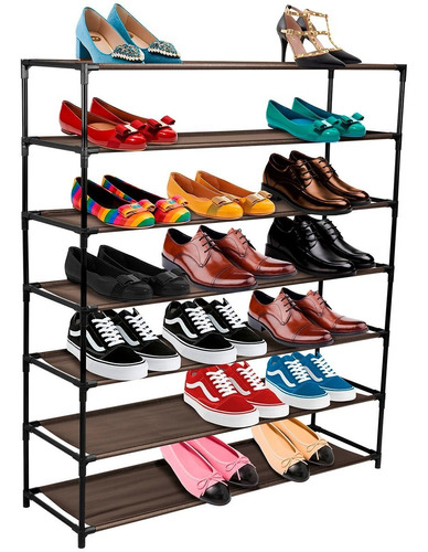 Rack Zapatera Organizador 7 Niveles Modular Torre De Zapatos