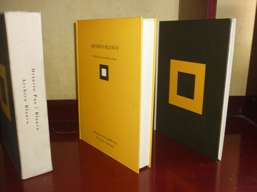 Blanco Y Archivo Blanco/ Octavio Paz, Original (Usado)
