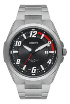 Comprar Relógio Masculino Orient Prata Preto Com Data Prova D'água