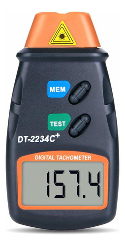 Tacometro Digital Portatil Infrarrojo Laser Medidor Rpm