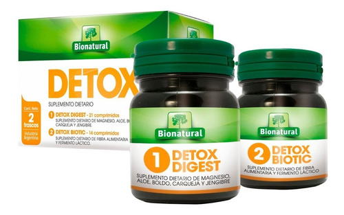 Imagen 1 de 3 de Detox Digest+biotic - Bio Natural 35 Comp