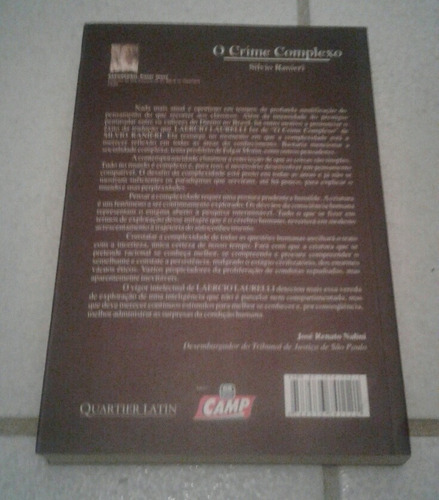 Livro O Crime Complexo
