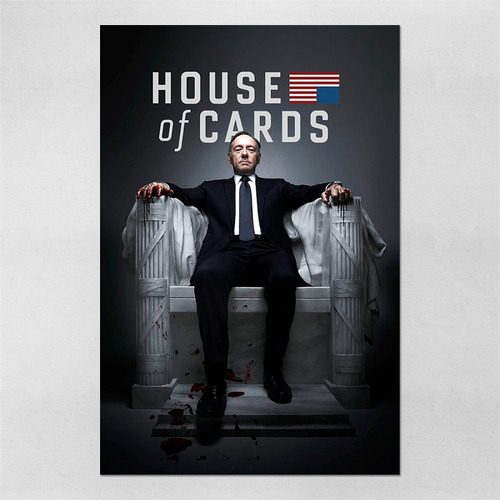 Poster 60x90cm Series House Of Cards  6