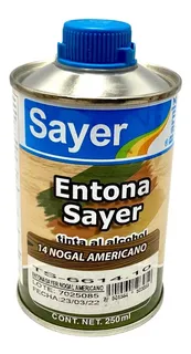 Tinta Para Madera Entona Sayer Lack 250ml Tinta Al Alcohol