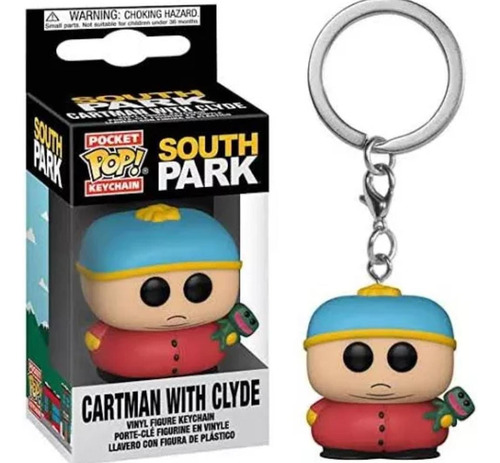 Llavero Funko Pop Keychain Cartman With Clyde South Park