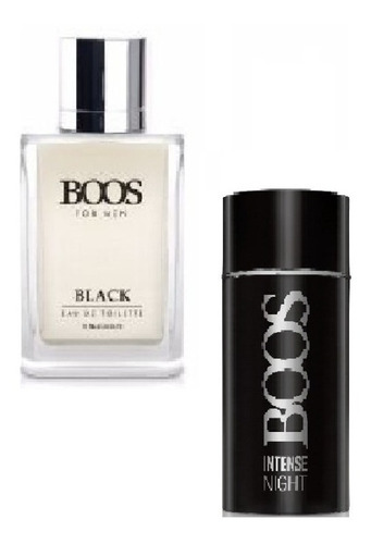Perfume Boos Intense Night 90ml + Boos Black 100ml Promoción