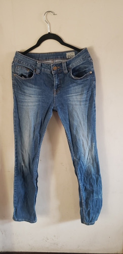 Blue Jean De Dama Talla 10 Stretch Tiro Alto Marca Pronto