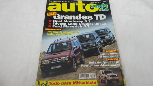 La Revista Todo Terreno- Auto Verde 4 X 4 Febrero 1997 Nº95 