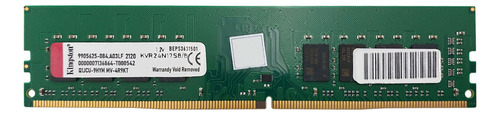 Memória Kingston 8gb, Ddr4, 2400mhz, Cl17 - Kvr24n17s8/8