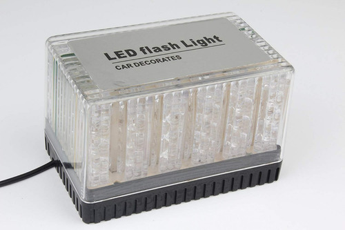 Imagen 6 de 7 de Baliza De Led Con Iman 48w Con Efectos 12v 810 Azul