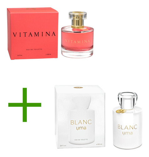 Combo X2 Perfumes De Mujer Vitamina 100ml + Uma Blanc 100ml