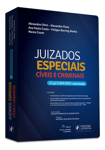 Juizados Especiais Cíveis E Criminais - Lei 9.099/1995 Comentada 2025- Juspodivm