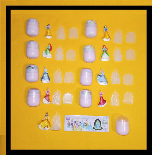 Princesas Disney Set 9 Figuras Grezon Tipo Kinder Sorpresa (Usado)
