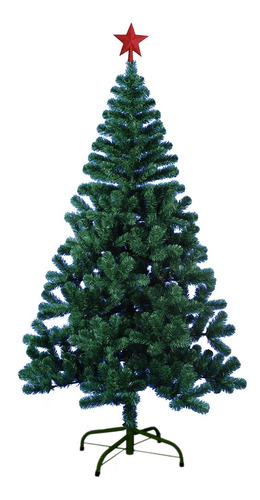 Árvore De Natal Super Luxo Verde 320 Galhos 1,50m + Brinde
