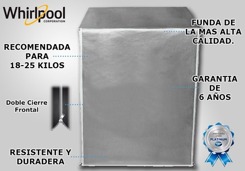 Cubre Secadora Whirlpool 23 Kg Carga Frontal Gas Natural