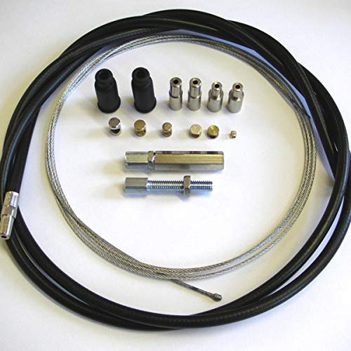 Venhill U01-4-102-bk Kit De Cable De Acelerador Universal Pa