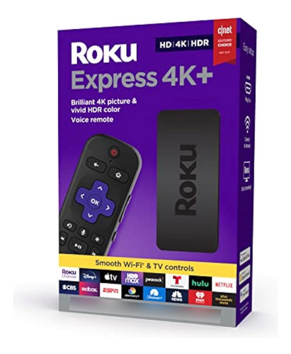 Roku Express 4k+ 2021 | Streaming Media Player Hd/4k/hdr Con