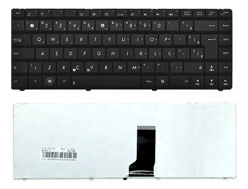 Teclado Para Notebook Asus K43be A42f A43e K84c X44 K43u Cor Preto