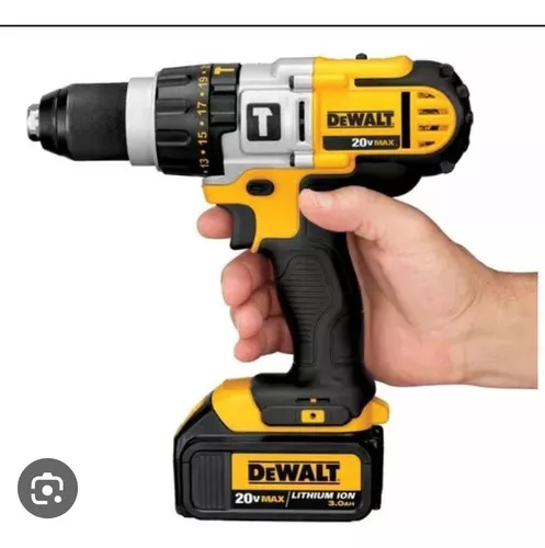 Taladro Percutor Dewalt Dcd985l2-ar 20v Baterías+maletín Color Amarillo