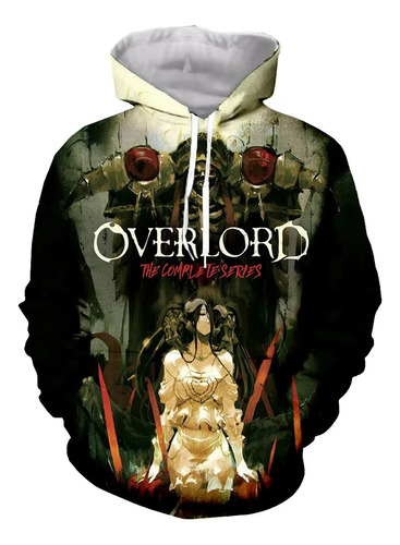 Sudadera De Manga Larga Con Estampado 3d Anime Overlord