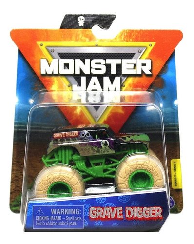 Monster Jam Grave Digger 2020 Escala 1:64 Spin Master