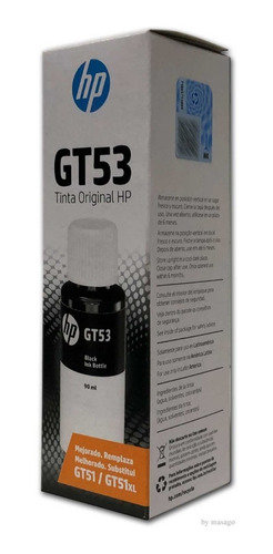 Combo 3 Botella Tinta Hp Gt53 Negro 1vv22al Original 115 318