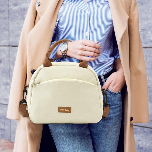 Jeeleeko Bolsa De Almuerzo Aislada Para Mujer, Impermeable