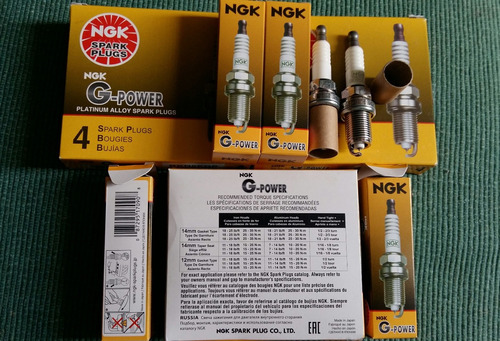 Bujías Corola 1.6l, 4runner 3.4l Ngk Bkr5egp 7090 Platinium