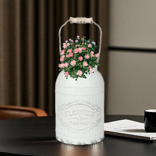 Jarrón Con Forma De Lata Para Leche, Florero, Soporte Para