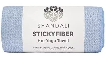 Shandali Hot Yoga Towel - Stickyfiber Yoga Towel - Tamaño D