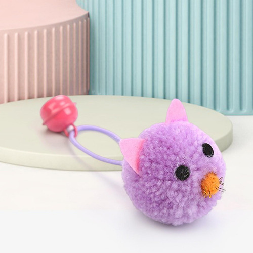 3 Juguete Interactivo Para Gatos, Violeta 12cmx2cmx5cm
