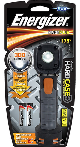 Imagen 1 de 7 de Linterna Profesional Energizer Hardcase Pivotplus 300 Lumens